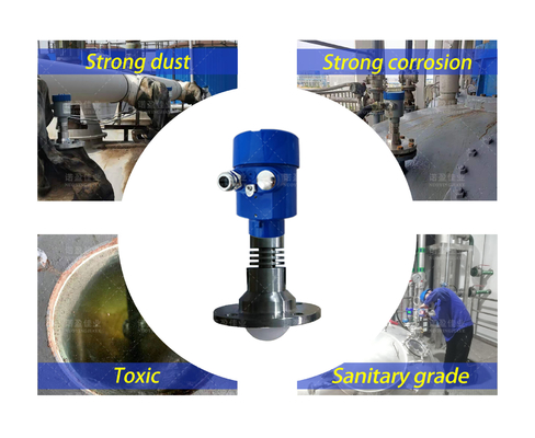 comprar Radar de alta frequência Nível Transmissor Radar de onda Sensor de nível sólido Radar guiado Nível de sinal Medidor online manufacture