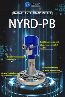 Good price NYRD-PB-A ±3 mm de precisão Sensor de nível de água de radar de alta precisão para líquidos de tanque e partículas sólidas Medidor de nível de radar on-line