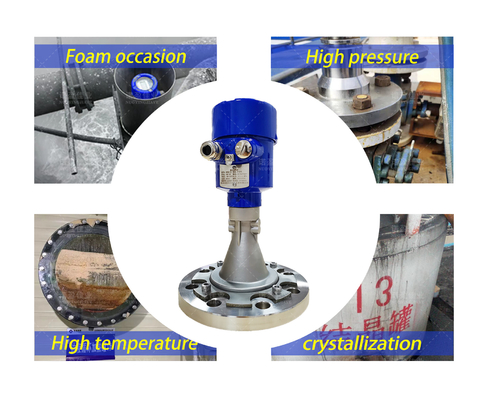 Good price NYRD-PB-B ±3 mm de precisão Sensor de nível de água de radar de alta precisão para líquidos de tanque e partículas sólidas Medidor de nível de radar on-line