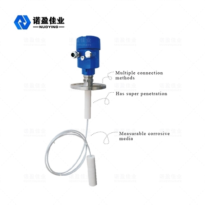 Bom preço. Radar de ondas guiadas de contato, medidor de nível de 30 m para líquidos altamente corrosivos com antena PTFE on-line
