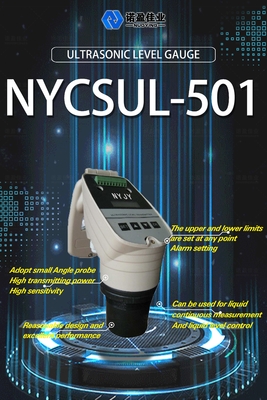 Good price 4-20mA medidor de nível de água líquida por ultra-som NYCSUL-501 Sensor medidor de nível de profundidade de líquido por ultra-som de alta precisão on-line