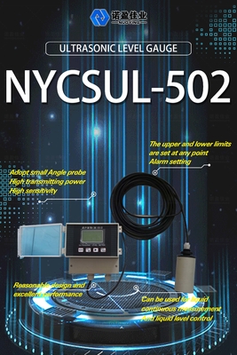 Good price Não contato 4-20mA medidor de nível ultrasônico NYCSUL-502 1mm Split Ultrasonic Open Channel Flow Meter LCD Display on-line