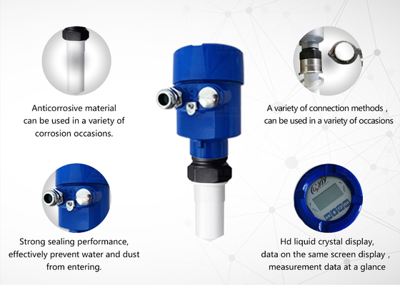 Good price 4-20mA NUOYING 26GHz NYRD805 Sensor de nível de radar Transmissor adequado para vários líquidos de corrosão com material PTFE Antenna on-line