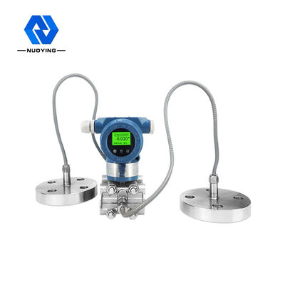 Bom preço. Transmissor de pressão diferencial de flange duplo com display LCD Transmissor de nível de líquido com flange on-line