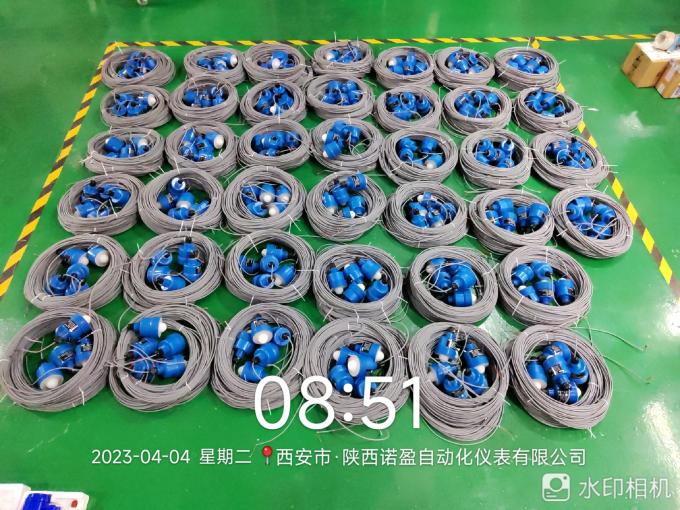 Bluetooth NYRD-901 Industrial 80GHz Transmissor de nível de radar 4-20mA Saída para fio de alumínio líquido Instalação 1