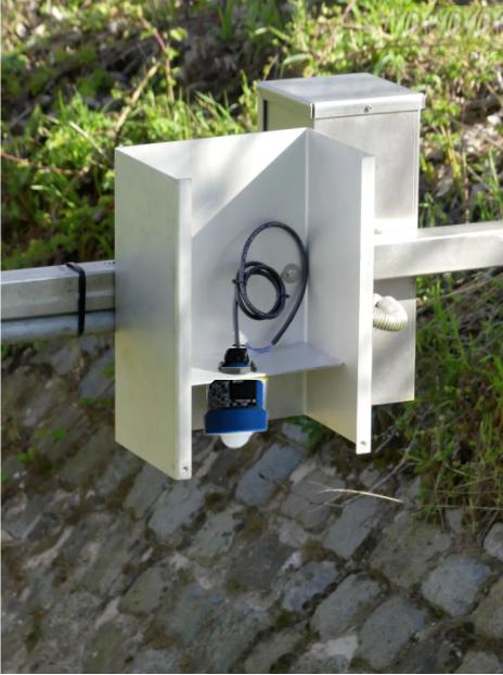 Bluetooth NYRD-901 Industrial 80GHz Transmissor de nível de radar 4-20mA Saída para fio de alumínio líquido Instalação 2