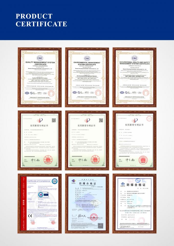 Interruptor de nível capacitivo de RF para medição de líquidos 7