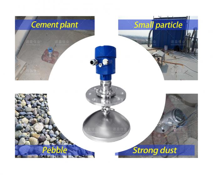 Vendas quentes 80GHz Radar Sensor de nível de material Sensor de alto nível para silo de grãos 6