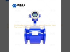 NYLD Intellectual Integrated Electromagnetic Flowmeter Sensor de fluxo de água 0,5% de precisão para obras de água