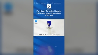 Medidor de nível de radar sem contato líquido sólido